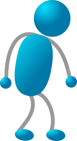 324x591 Sad Gray Arm Stick Man Clip Art