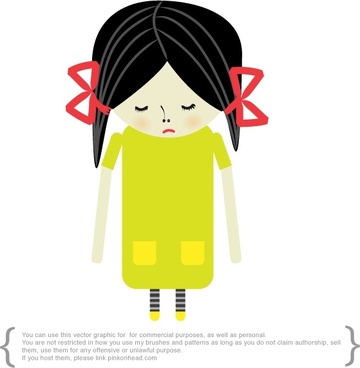 360x368 Little Sad Girl Cartoon Images Free Vector Download (17,073 Free