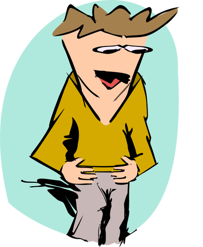 410x500 Vector Clip Art Of Sad Looking Man With Wild Hair Public Domain