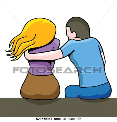 450x470 Lonely Clipart Sad Couple