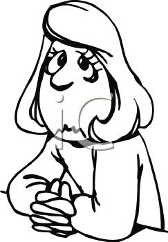 243x350 Mother Coloring Clipart