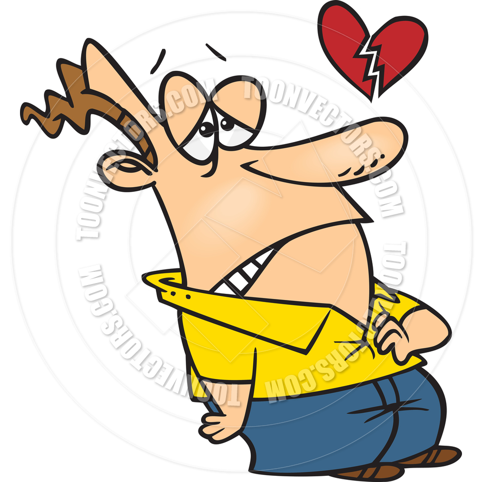 940x940 Cartoon Broken Heart By Ron Leishman Toon Vectors Eps