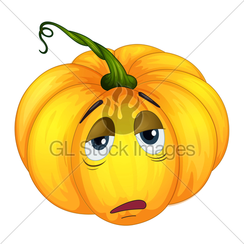 Sad Pumpkin Clipart Free download on ClipArtMag