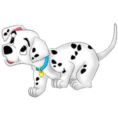 236x236 Puppy Cartoon Dalmatian Head Clip Art