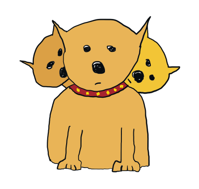 400x379 How To Draw A Stick Dog