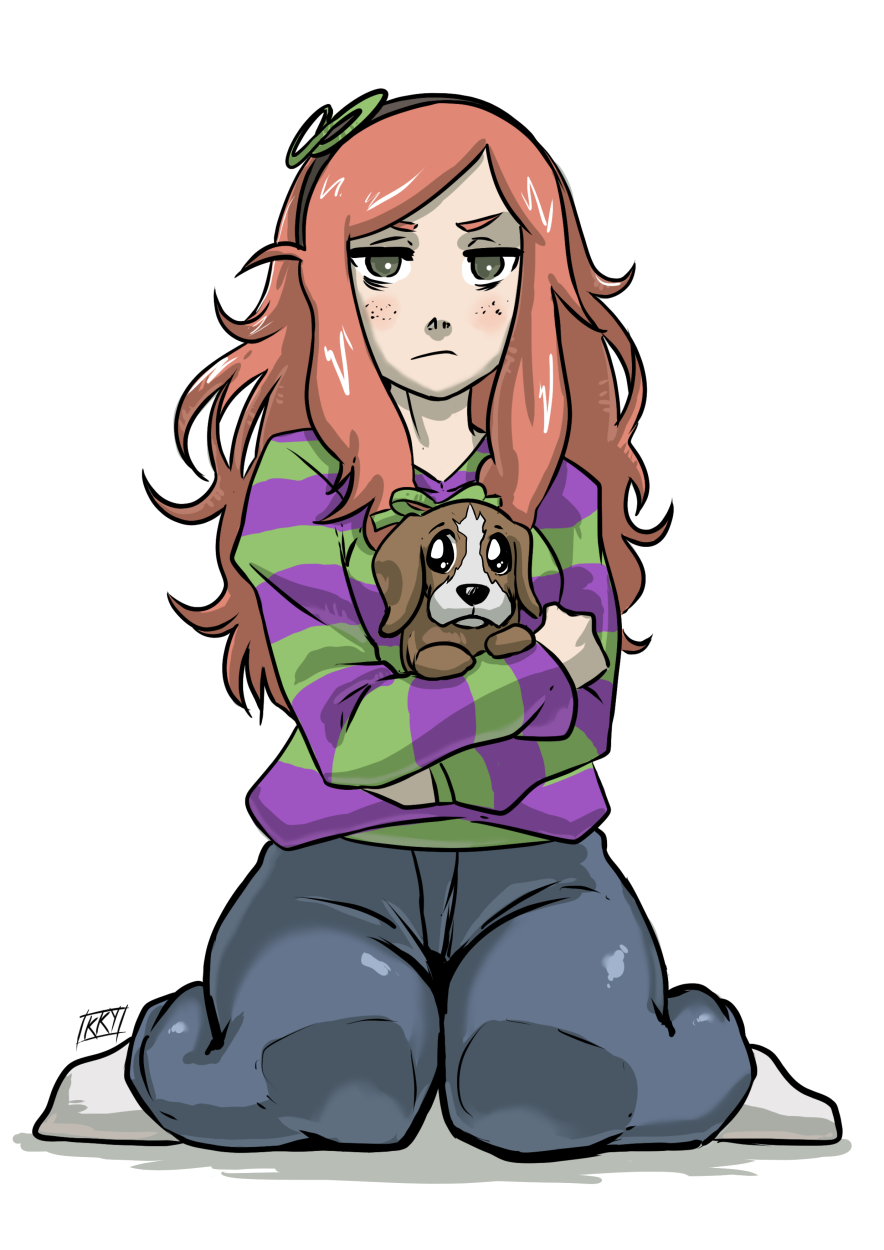 884x1250 Vivian And The Sad Puppie