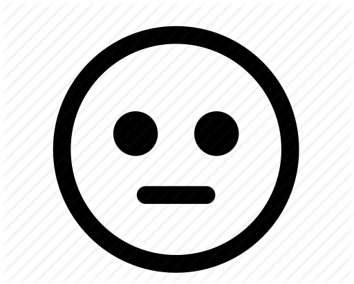 512x411 Emoticon, Emotion, Face, Neutral, Sad, Smile, Smiley Icon Icon