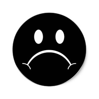 324x324 Happy And Sad Faces Stickers Zazzle