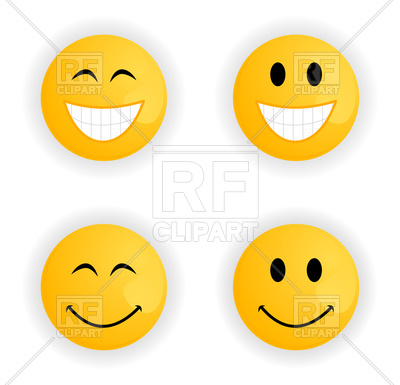 400x385 Set Of Cheerful And Sad Smileys Royalty Free Vector Clip Art Image