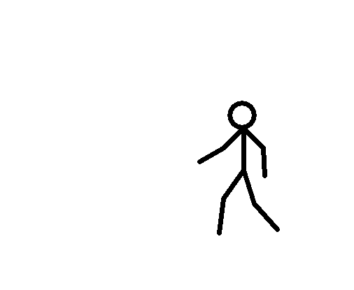 506x415 Stick Person Walking Clipart