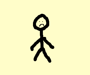 300x250 Stick Figure Stands Alone.