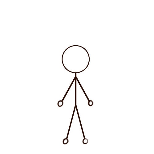 500x500 How To Draw Stick Figure People That Look Like Garden Gnomes