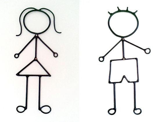 565x420 Stick Figure Girl Clipart Black And White