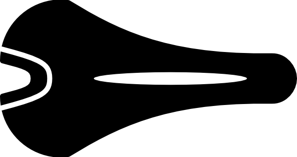 600x317 Bicycle Saddle Clip Art