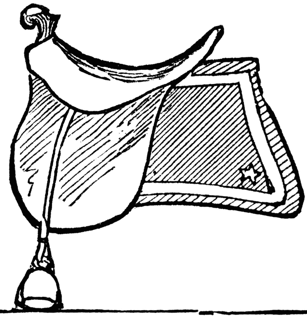 619x640 Saddle Clipart Etc