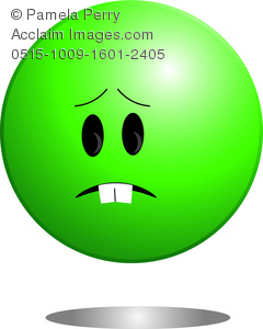 240x300 Art Image Of A Cute Little Ball Shaped Character Showing Sadness