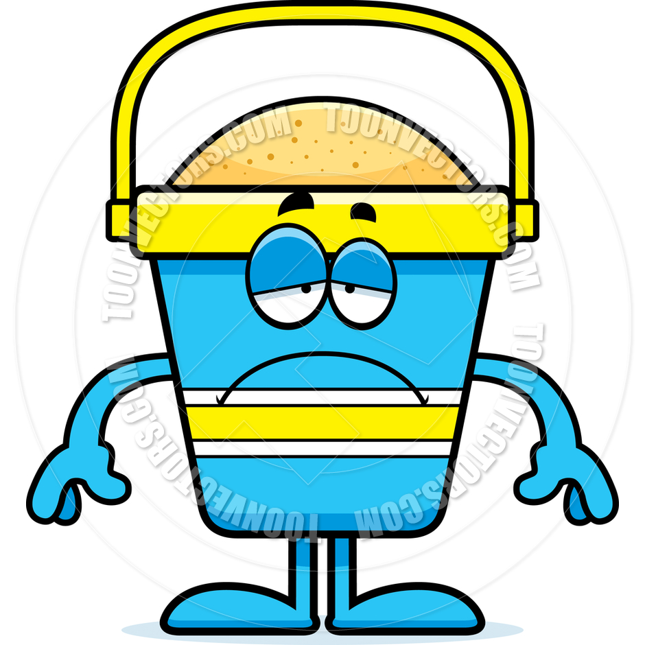 940x940 Cartoon Beach Bucket Sad By Cory Thoman Toon Vectors Eps
