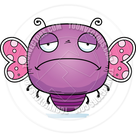 460x460 Cartoon Little Butterfly Sad By Cory Thoman Toon Vectors Eps