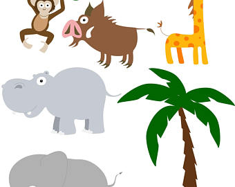 340x270 Jungle Clip Art Etsy