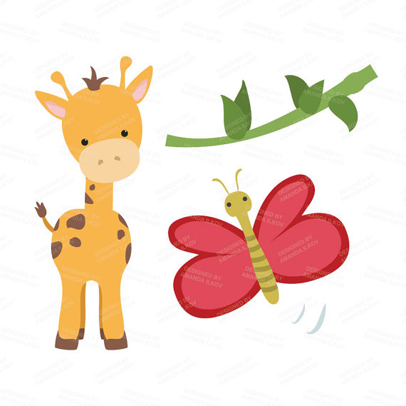 570x569 Premium African Safari Animals Clip Art Amp Vectors Safari