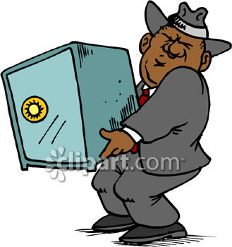 329x350 Gangster Stealing A Safe