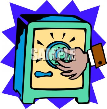 345x350 Hand Opening A Small Safe