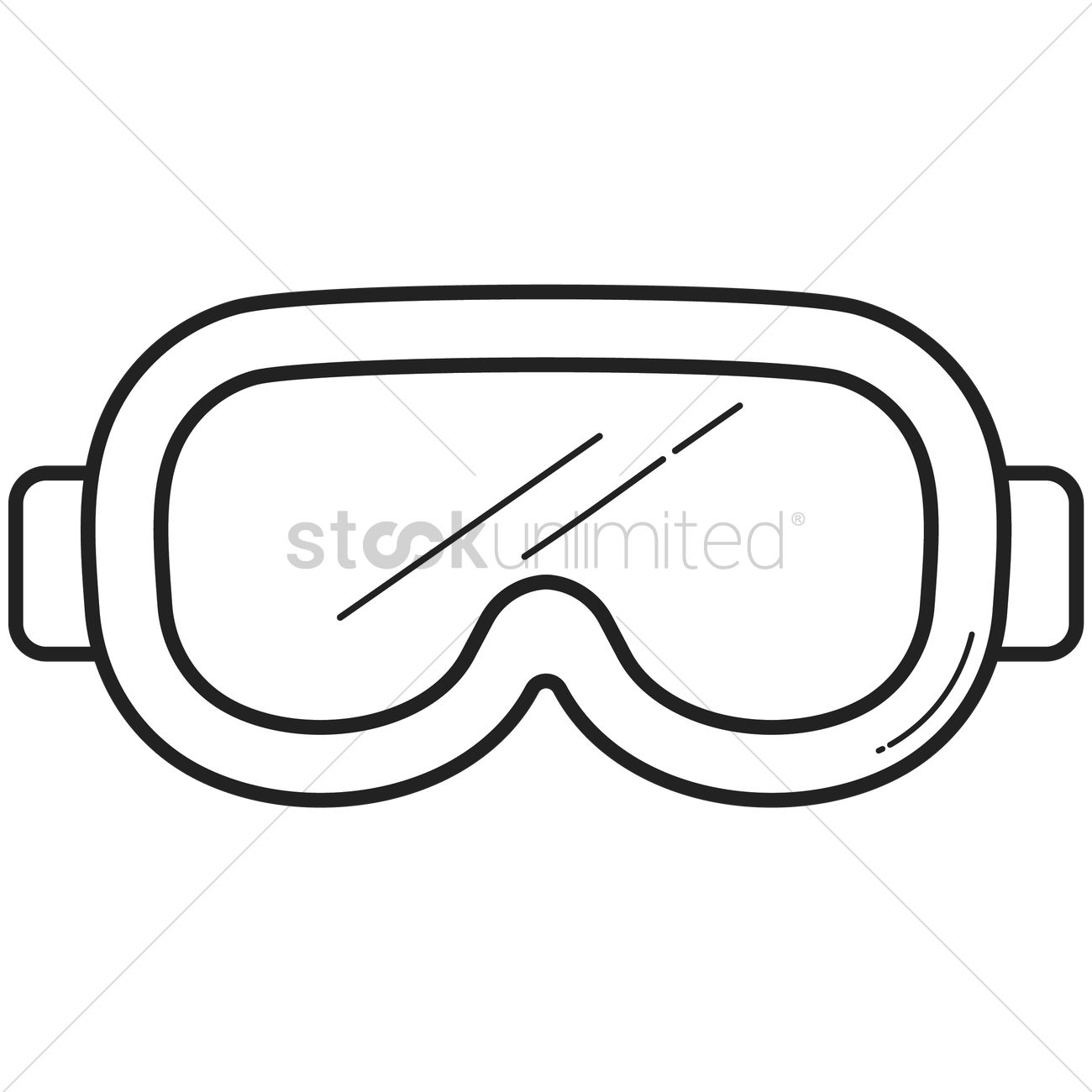 1300x1300 Goggles Clipart Scuba