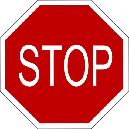 425x425 Stop Clipart Safety Sign