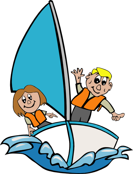 456x596 Kids Sailing Clip Art