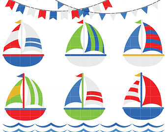 340x270 Sail Boat Clipart Etsy