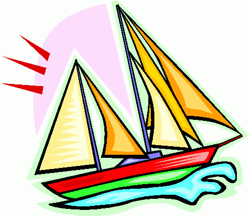 490x427 Sailing Boat Clipart Sail