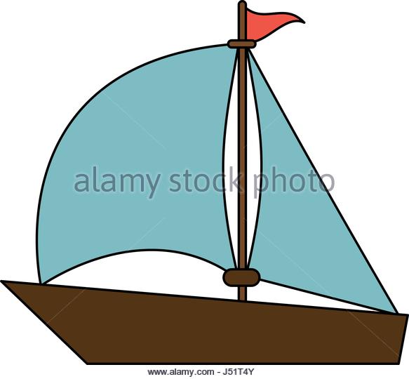 583x540 Cartoon Boat Cruise Travel Sea Stock Photos Amp Cartoon Boat Cruise
