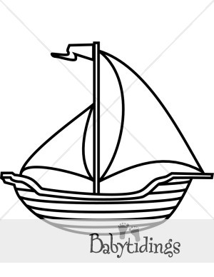 300x388 Drawn Sailboat Black And White