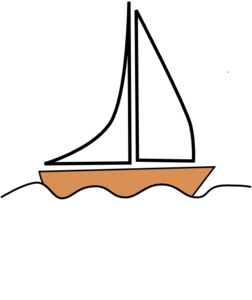 252x300 Sailboat 1 Clip Art
