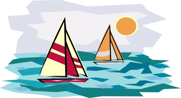 600x327 Two Sailboats In Sunset Clip Art Free Vector In Open Office