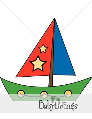 300x388 Blue Baby Sailboat Clipart Clipart Panda