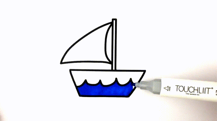 720x404 How To Draw Sailboat Coloring Pages For Kids Children Learn