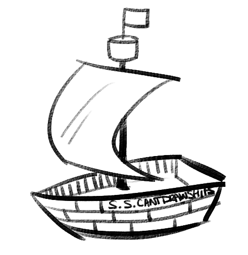 491x505 Sailboat Drawing For Kids