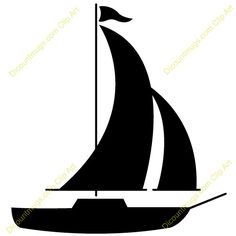 236x236 Sailboat Clipart Silhouette