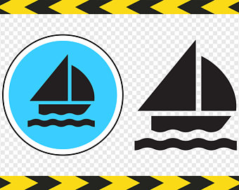 340x270 Sailboat Silhouette Etsy