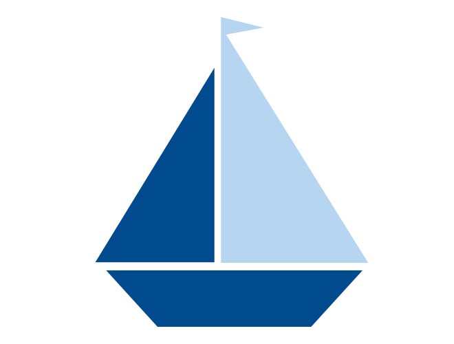 660x500 Sailing Clipart Blue Sailboat