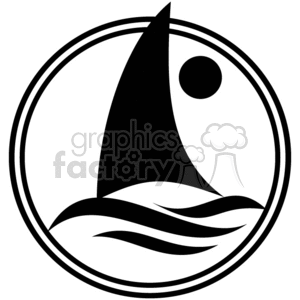 300x300 Royalty Free Sailboat 374866 Vector Clip Art Image