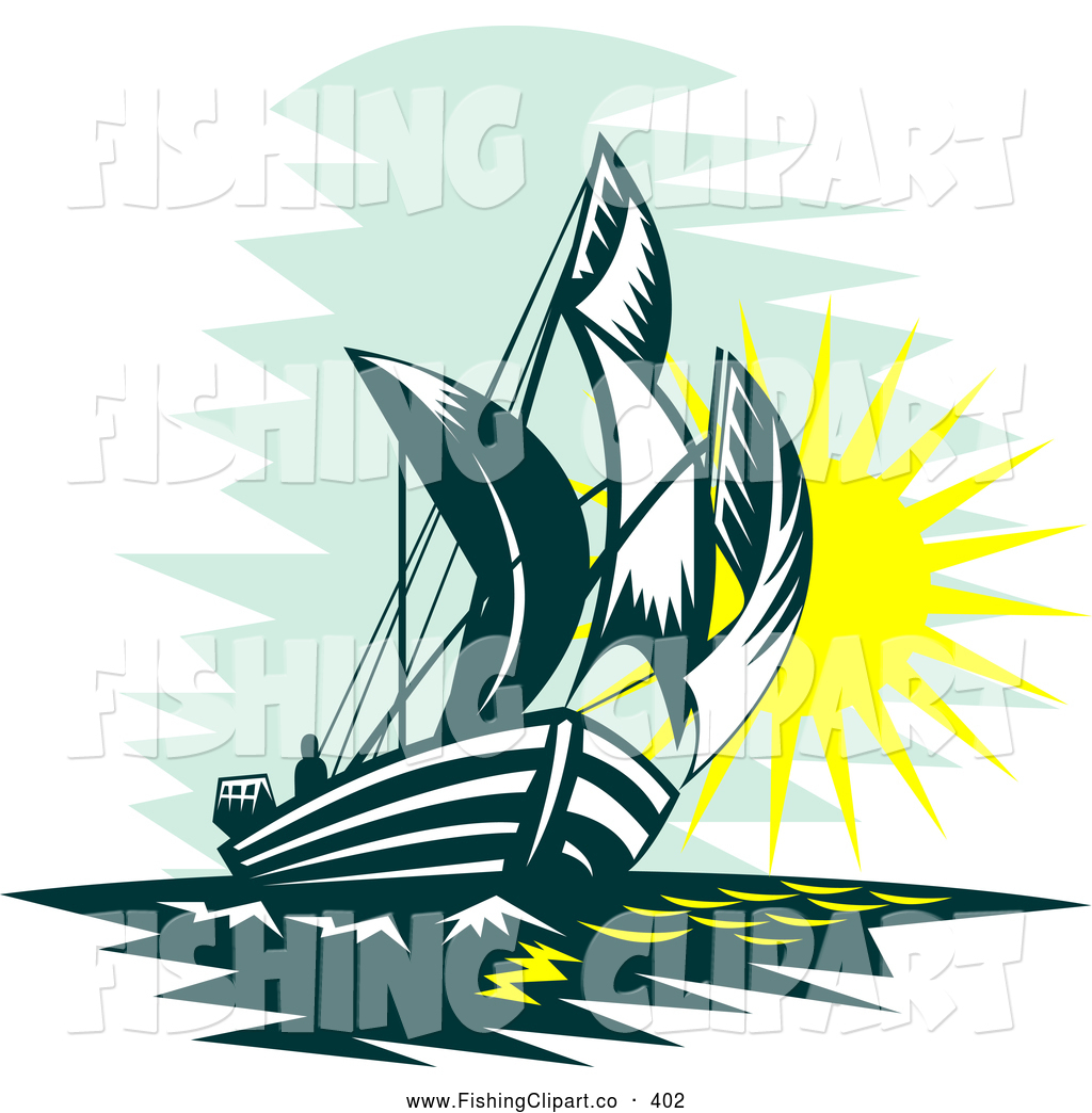 1024x1044 Clip Art Of A Retro Tall Sailboat