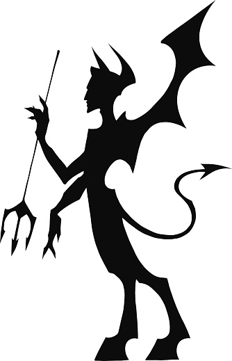 334x519 Devil Silhouette Cliparts Many Interesting Cliparts