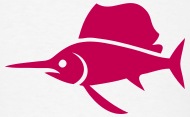 190x117 Sailfish (Swordfish) Silhouette T Shirt Spreadshirt
