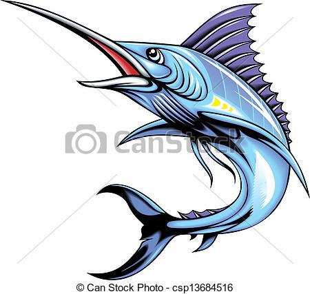 450x427 Swordfish Clipart Marlin Fish