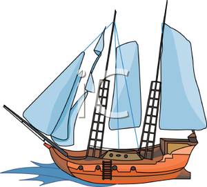 300x271 Sailing Vessels Clipart