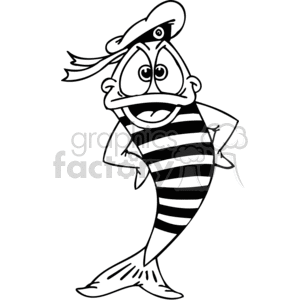 300x300 Royalty Free Sailor Fish 377261 Vector Clip Art Image