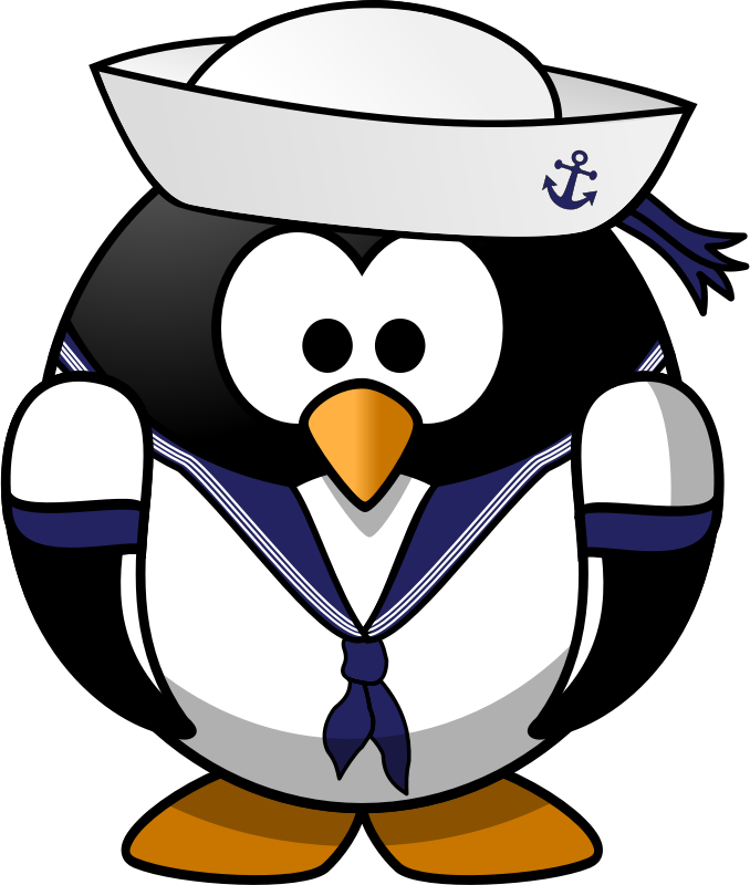 678x800 Image For Sailor Penguin Animal Clip Art Animal Clip Art Free