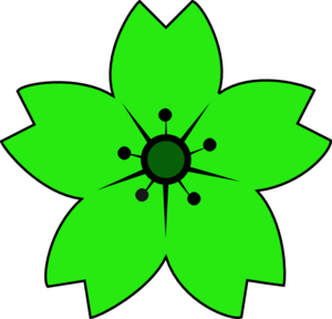 300x288 Sakura Petal 3 Salmon Clip Art High Quality Clip Art Image